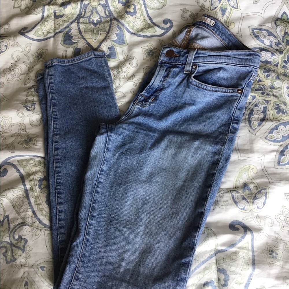 J Brand Blue Skinny Jeans Classic Denim 29 skinny leg coastal